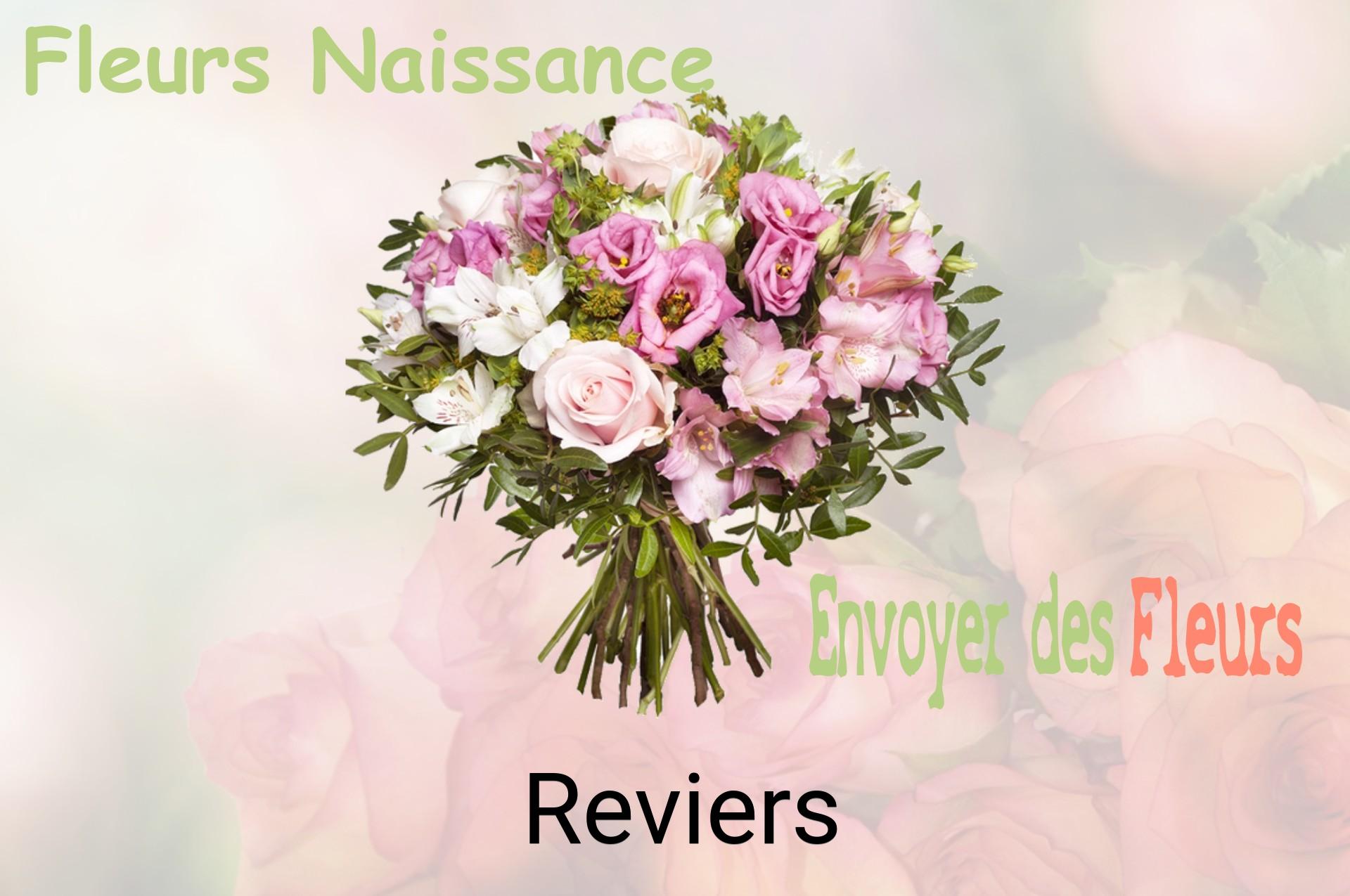 Bouquet de fleurs de naissance livré à Reviers